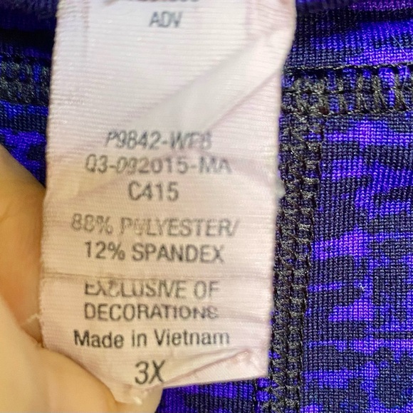 đź’¸CLOSET CLEAROUT đź’¸
C9 by Champion Women’s Purple Black Abstract Leggings 3X - Picture 5 of 6